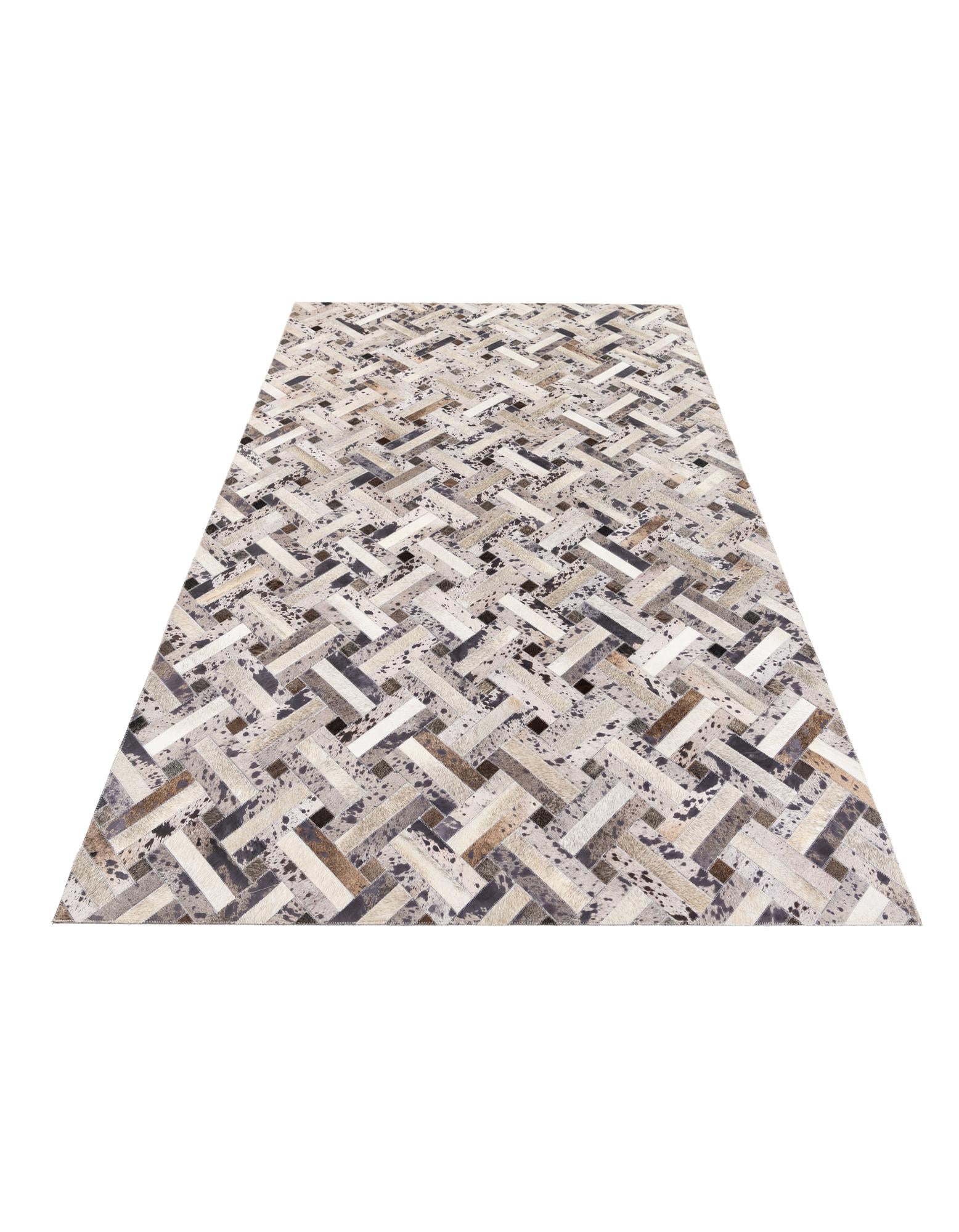 5' x 8' Cowhide Stocks Rug