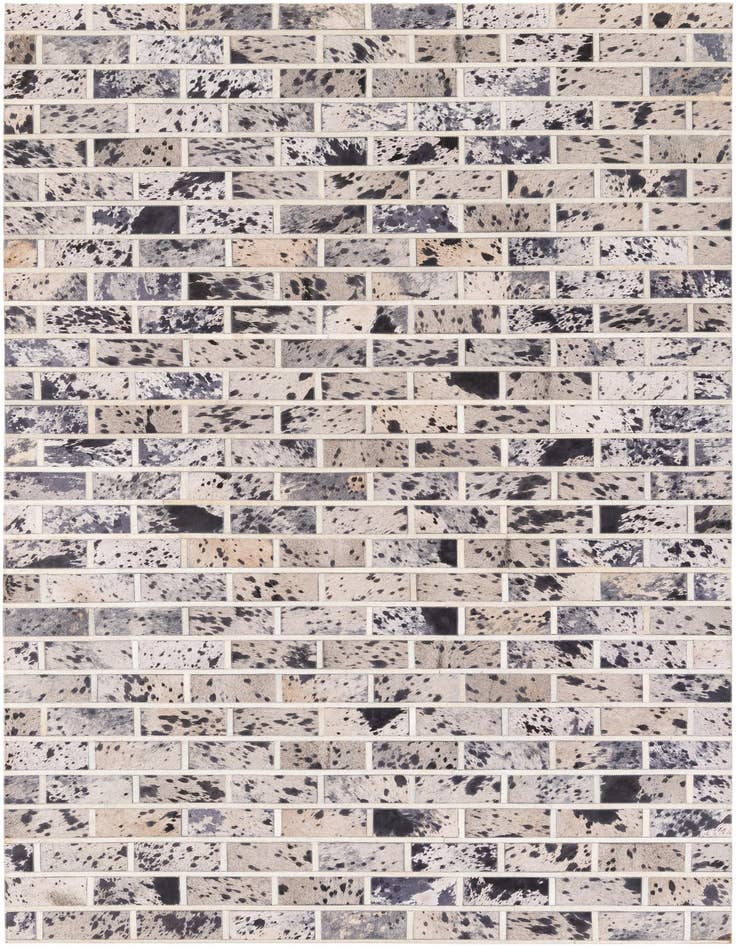 Detail image of 5' 1 x 8' 2 Cowhide Stocks Rug