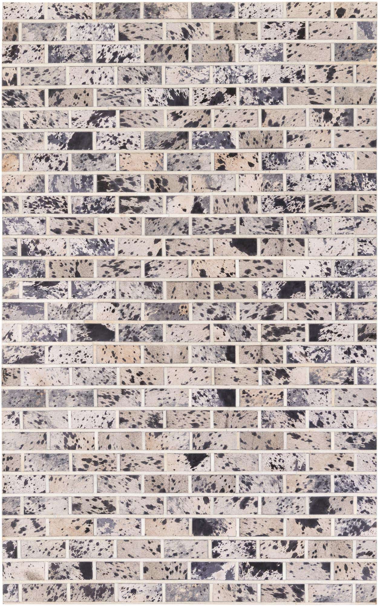 5' 1 x 8' 2 Cowhide Stocks Rug