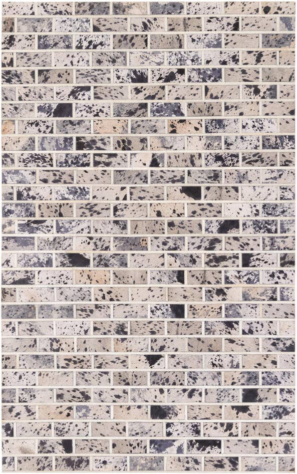 Detail image of 5' 1 x 8' 2 Cowhide Stocks Rug