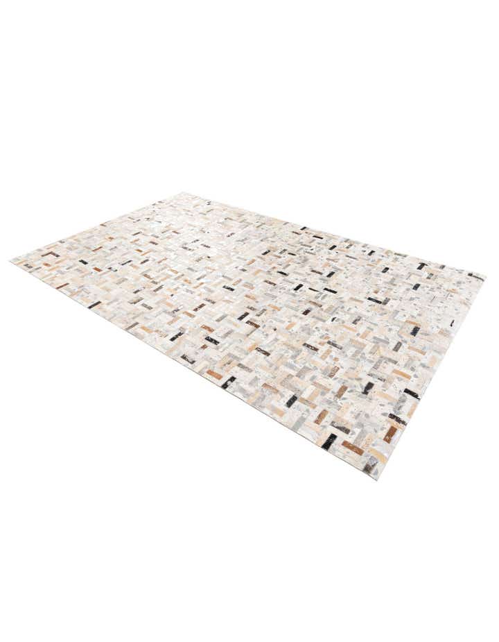 5' x 7' 11 Cowhide Stocks Rug