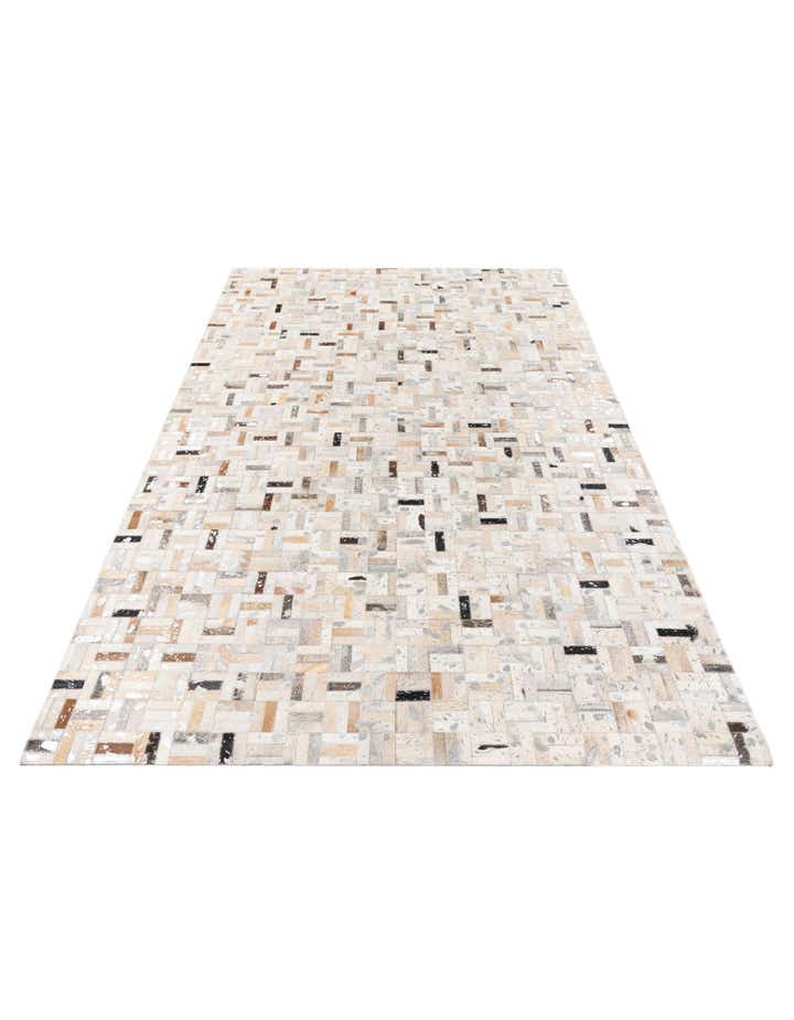5' x 7' 11 Cowhide Stocks Rug