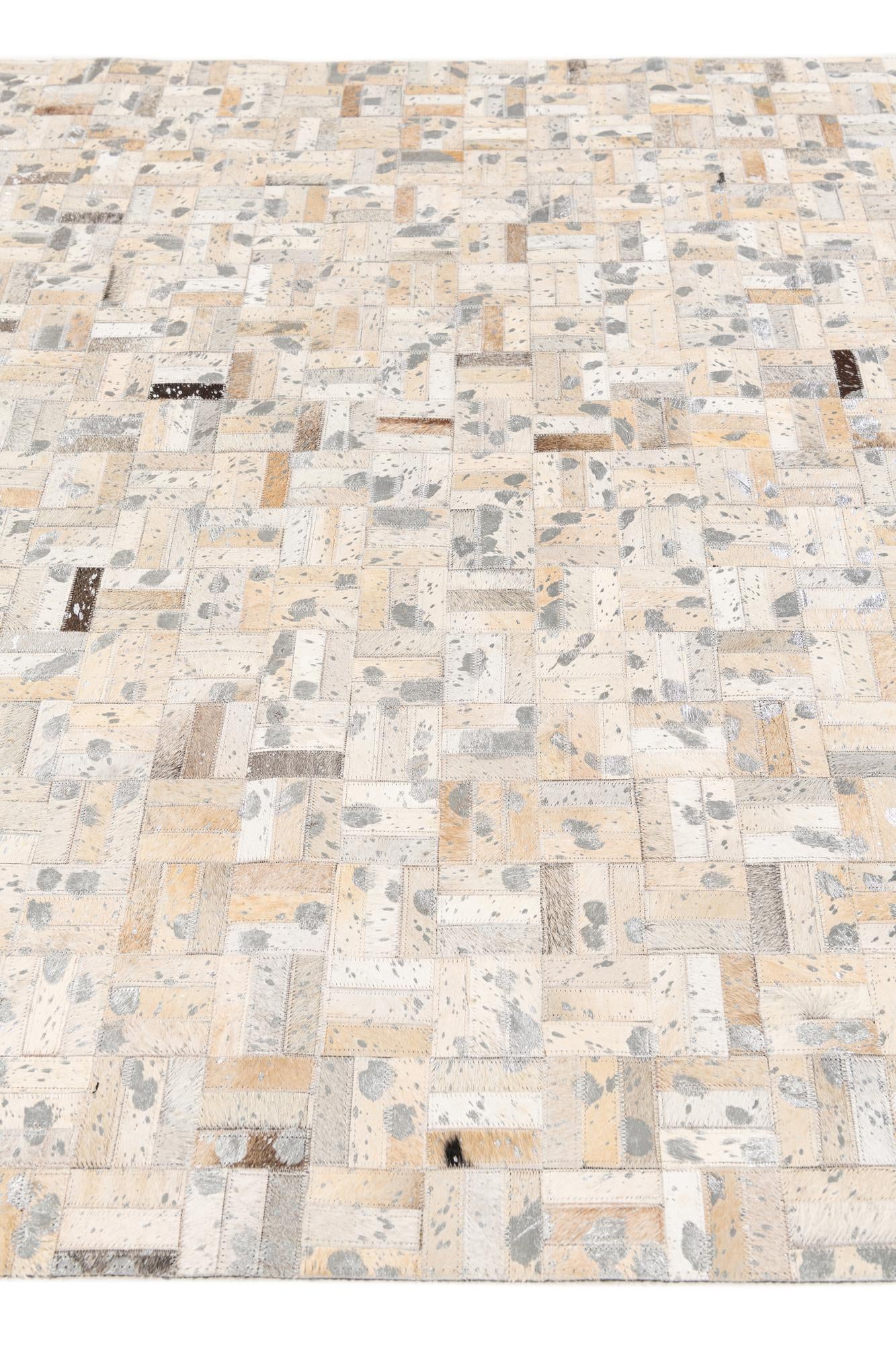 4' 11 x 8' 1 Cowhide Stocks Rug