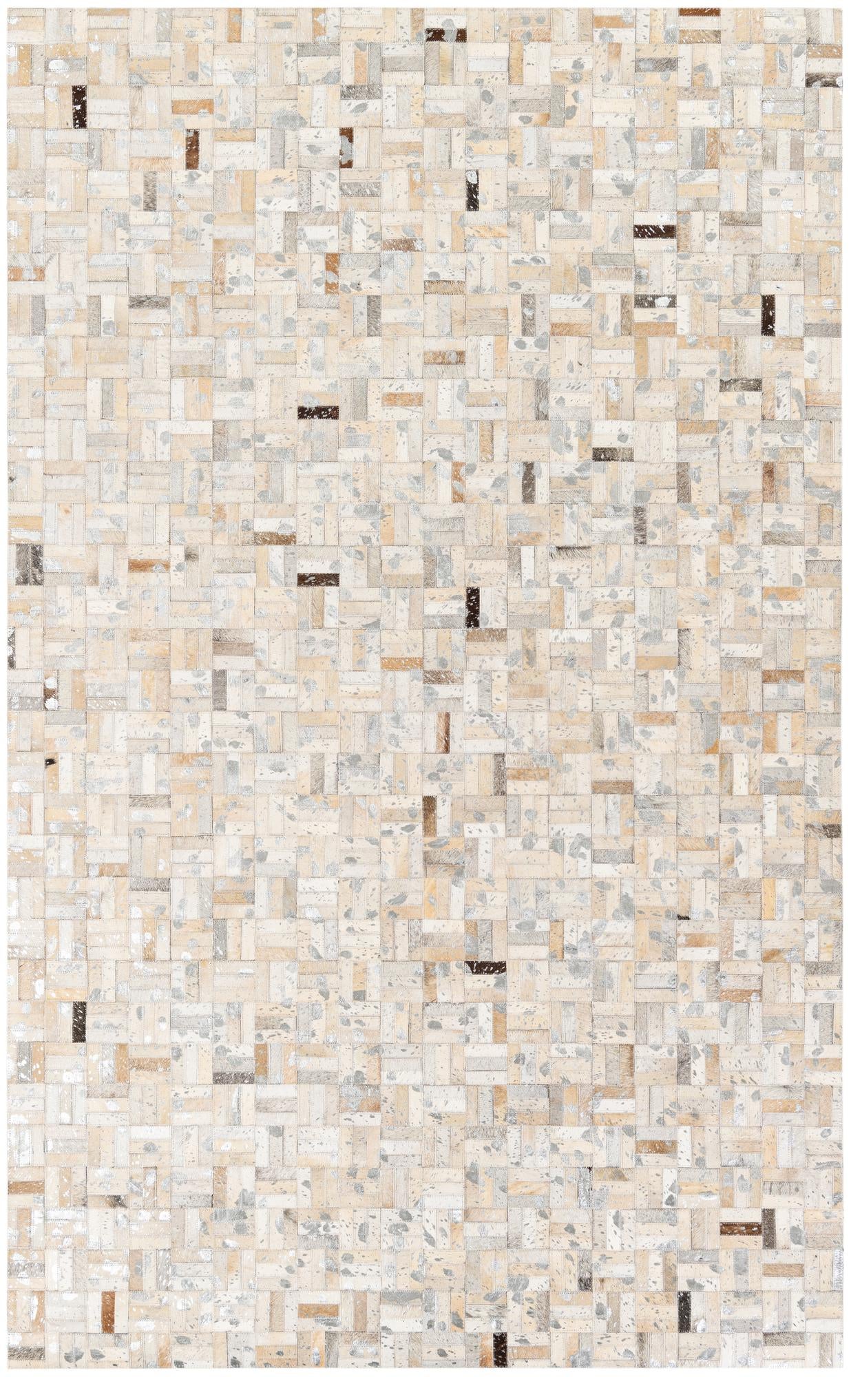 4' 11 x 8' 1 Cowhide Stocks Rug