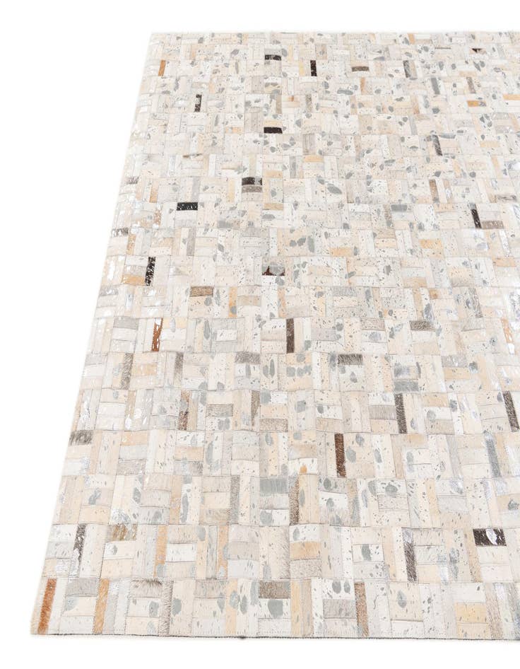 Detail image of 5' x 8' 2 Cowhide Stocks Rug