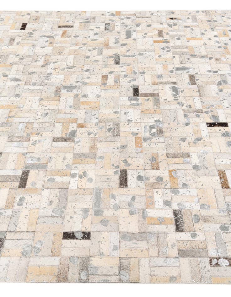 Detail image of 5' x 8' 2 Cowhide Stocks Rug