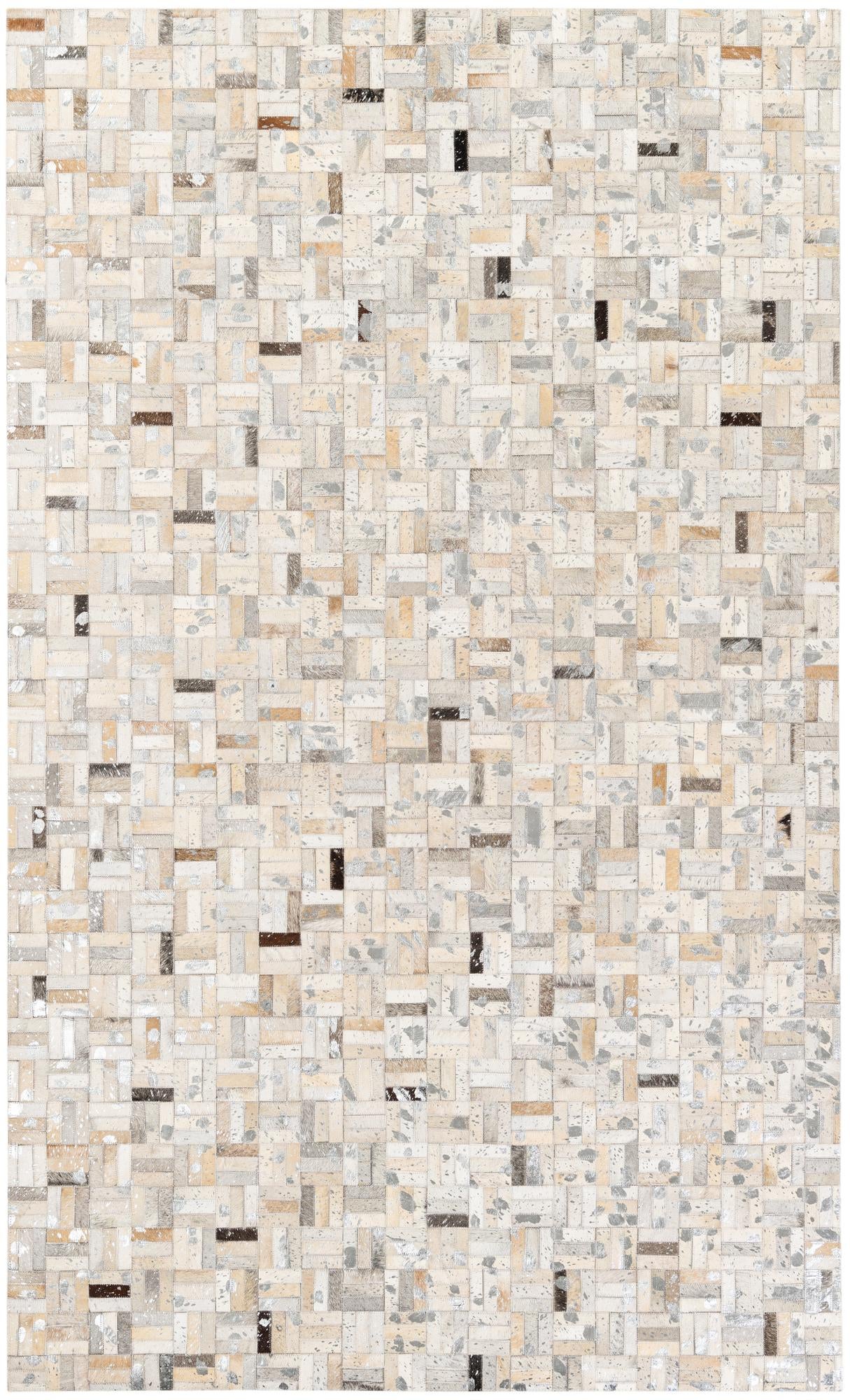 5' x 8' 2 Cowhide Stocks Rug
