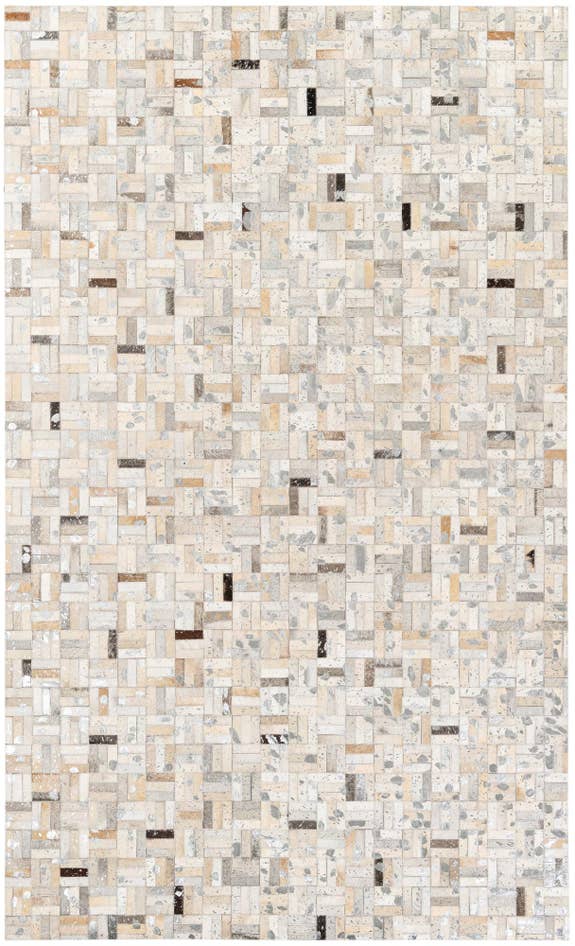 Detail image of 5' x 8' 2 Cowhide Stocks Rug