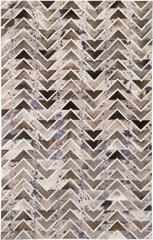 5' x 7' 10 Cowhide Stocks Rug