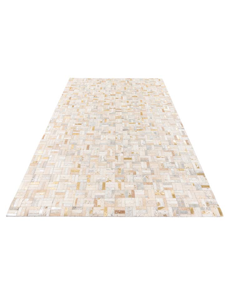 Detail image of 5' x 7' 10 Cowhide Stocks Rug