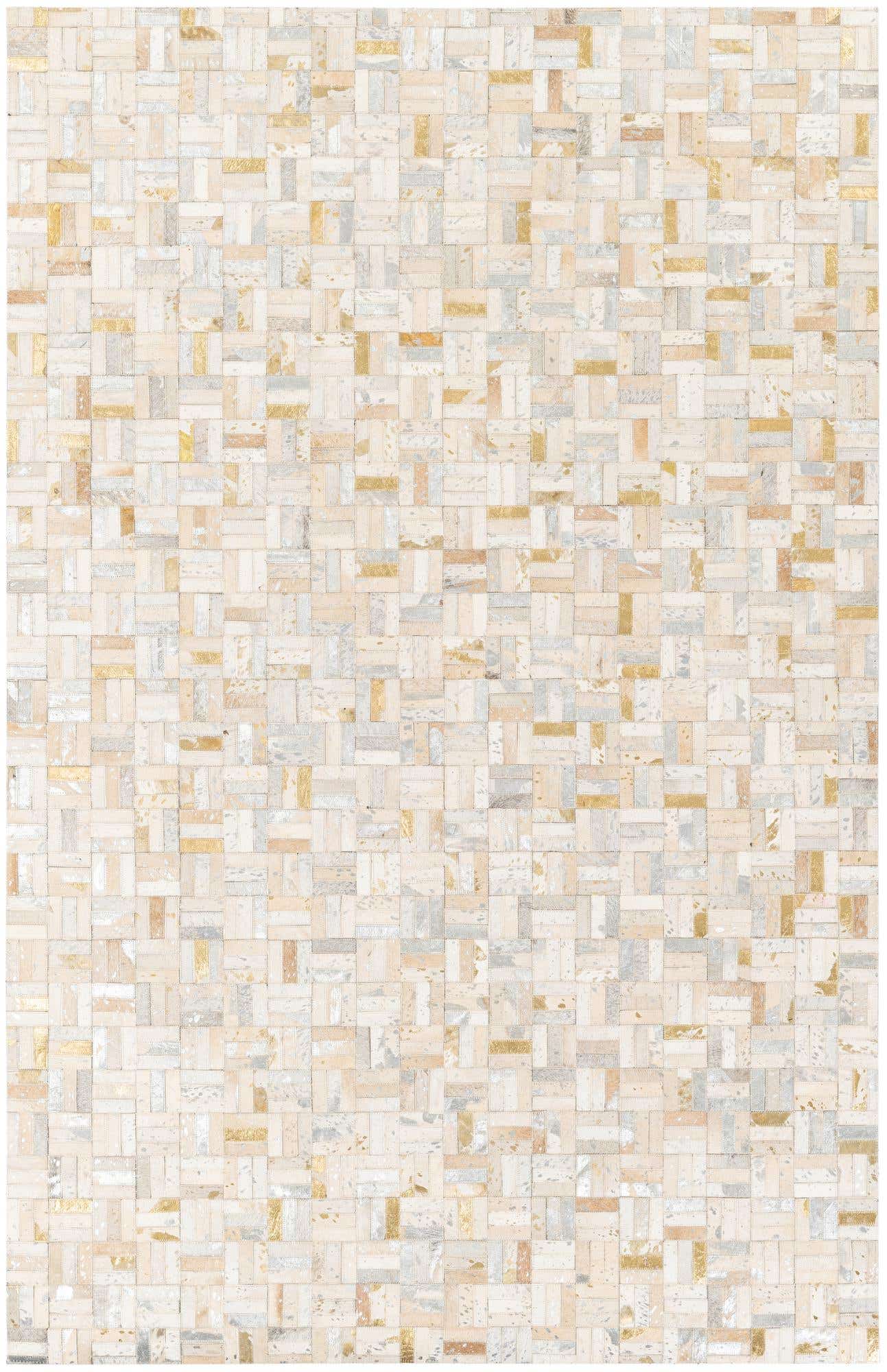 5' x 7' 10 Cowhide Stocks Rug
