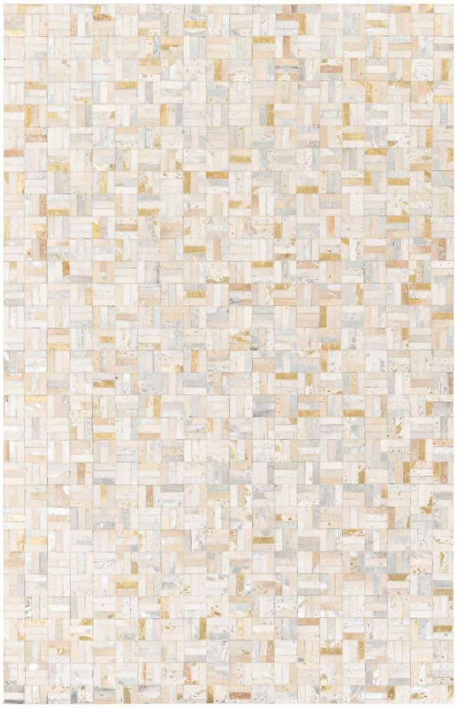 5' x 7' 10 Cowhide Stocks Rug