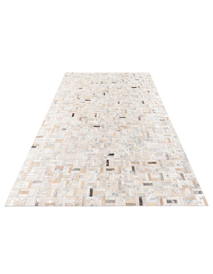 Detail image of 5' x 8' 2 Cowhide Stocks Rug