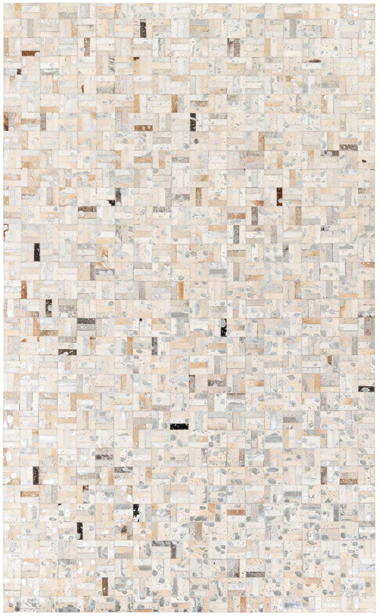 4' 11 x 8' 1 Cowhide Stocks Rug