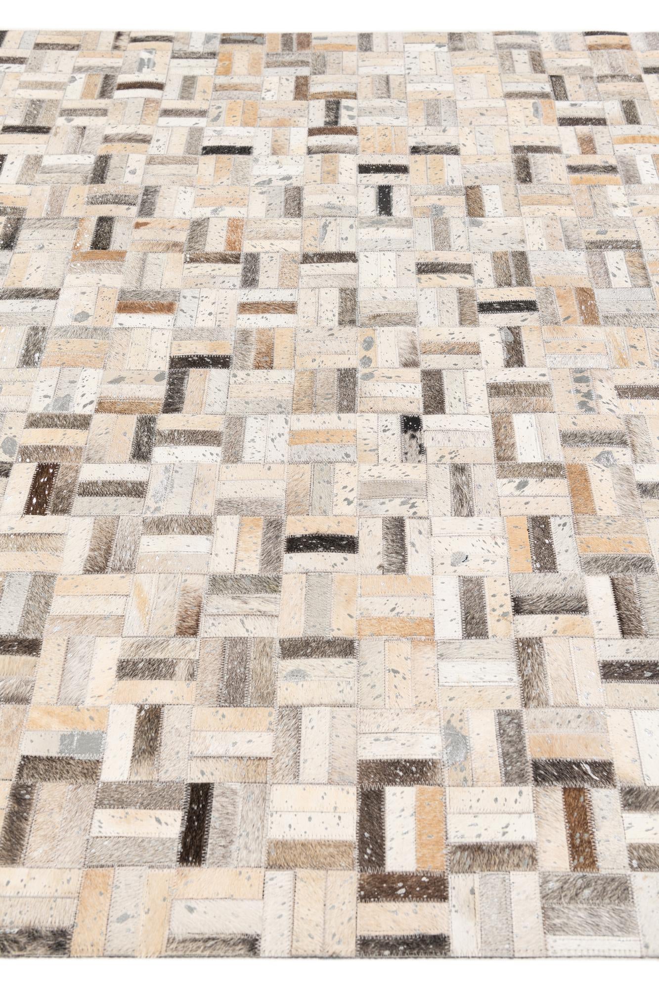 5' x 8' 1 Cowhide Stocks Rug