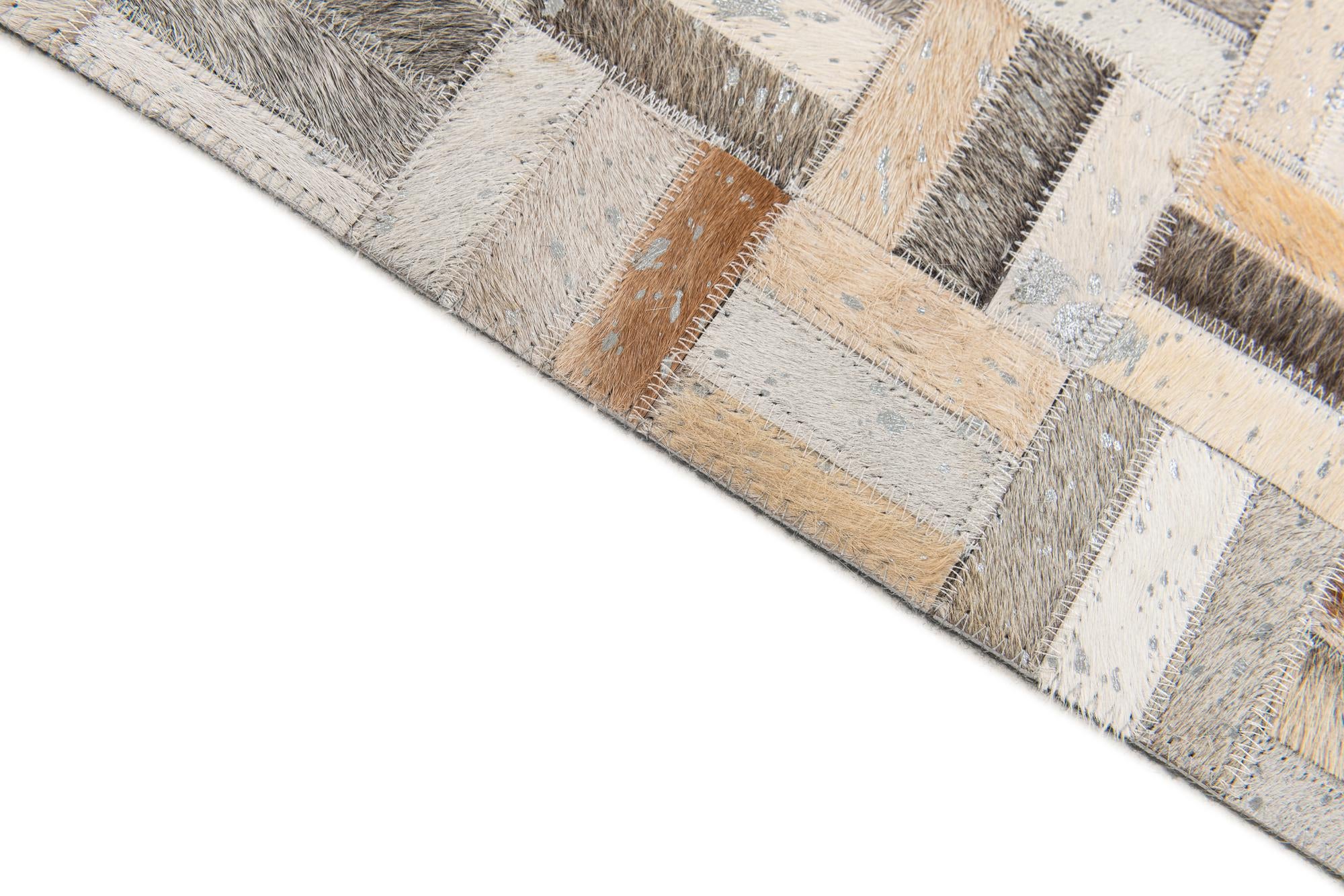 5' x 8' 1 Cowhide Stocks Rug