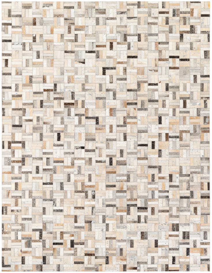 Detail image of 5' x 8' 1 Cowhide Stocks Rug