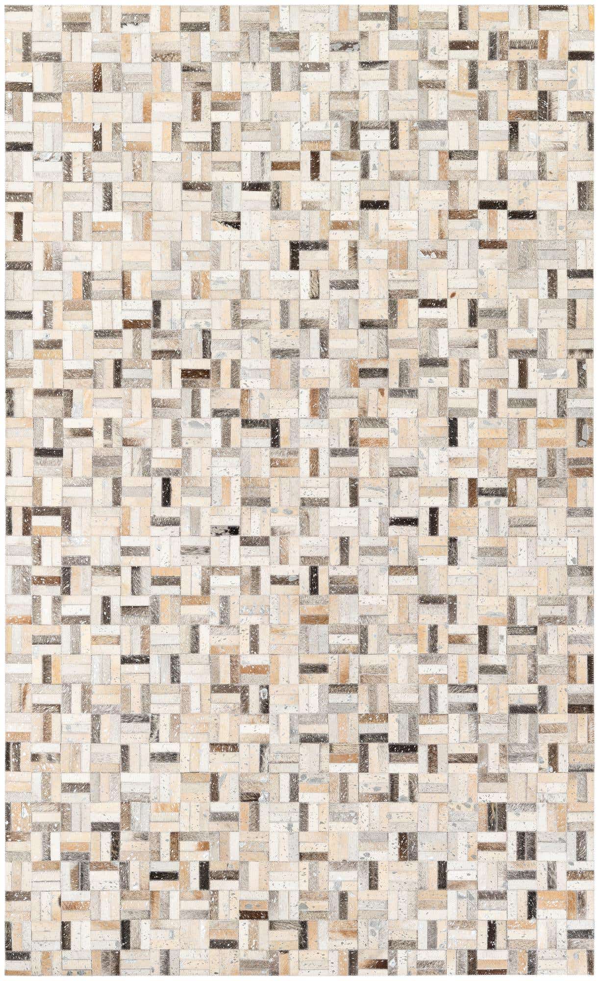 5' x 8' 1 Cowhide Stocks Rug