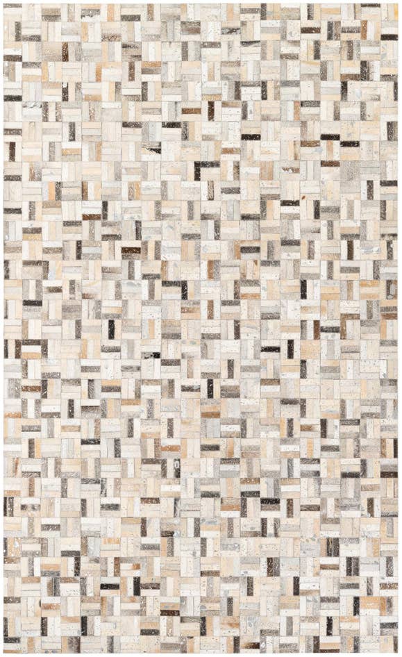 Detail image of 5' x 8' 1 Cowhide Stocks Rug