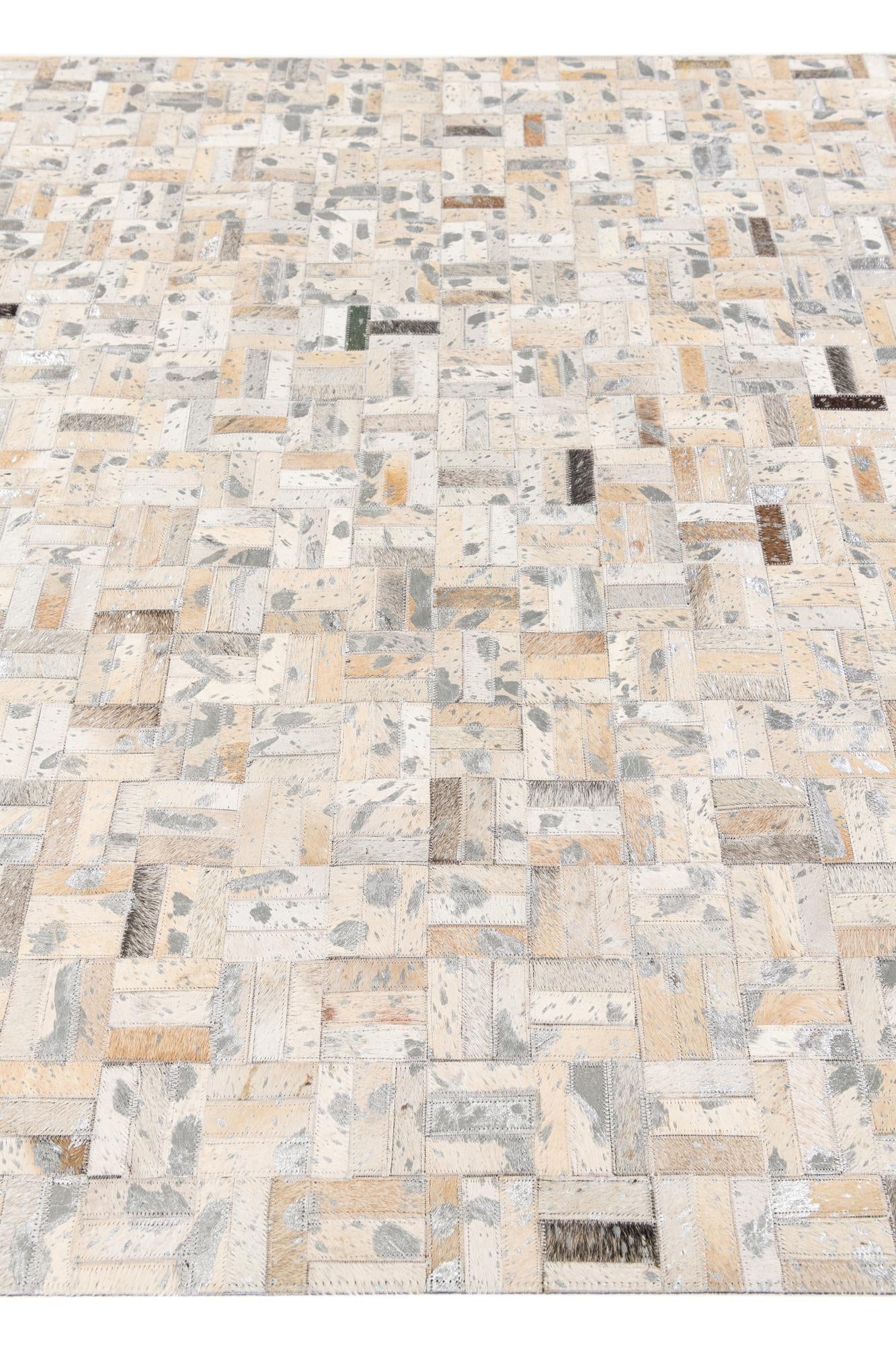 5' x 8' 1 Cowhide Stocks Rug