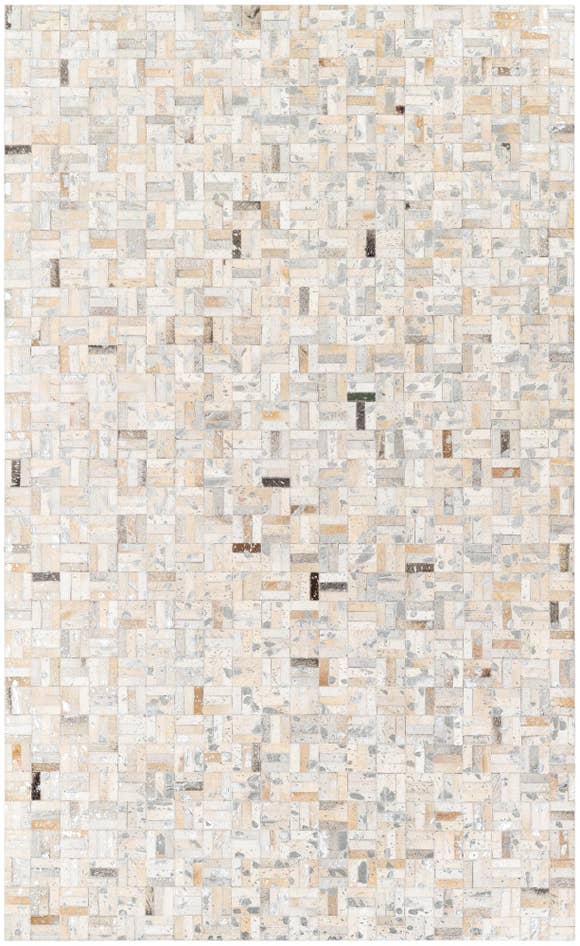Detail image of 5' x 8' 1 Cowhide Stocks Rug