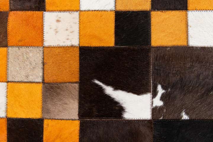 5' 1 x 8' 1 Cowhide Stocks Rug