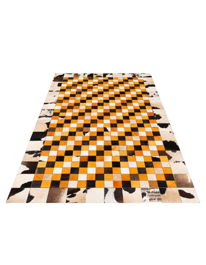 5' x 8' 1 Cowhide Stocks Rug