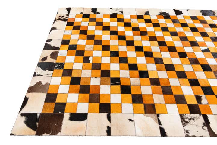 5' x 8' 1 Cowhide Stocks Rug