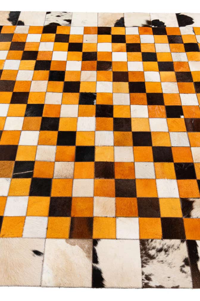 5' x 8' 1 Cowhide Stocks Rug