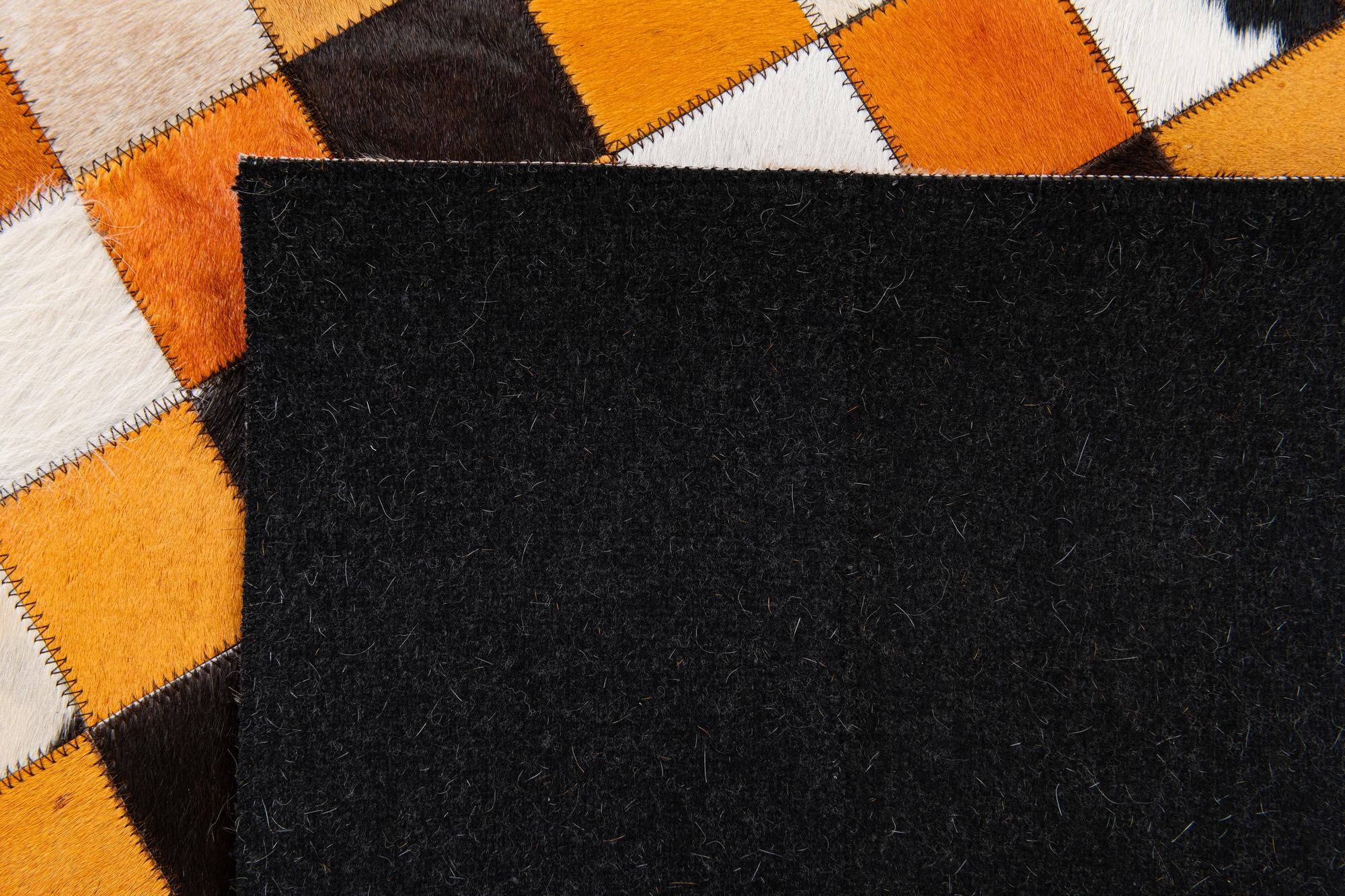 5' x 8' 1 Cowhide Stocks Rug