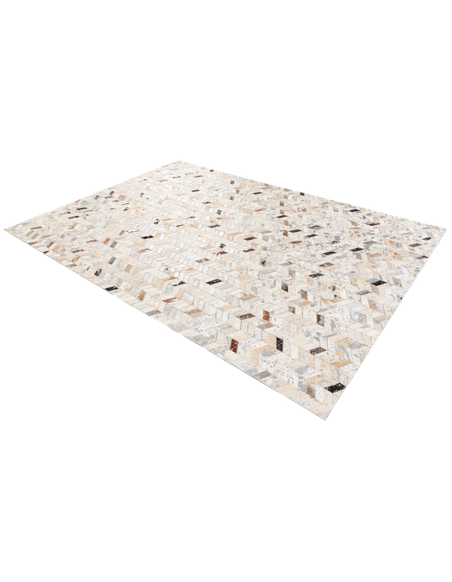 5' 3 x 7' 6 Cowhide Stocks Rug