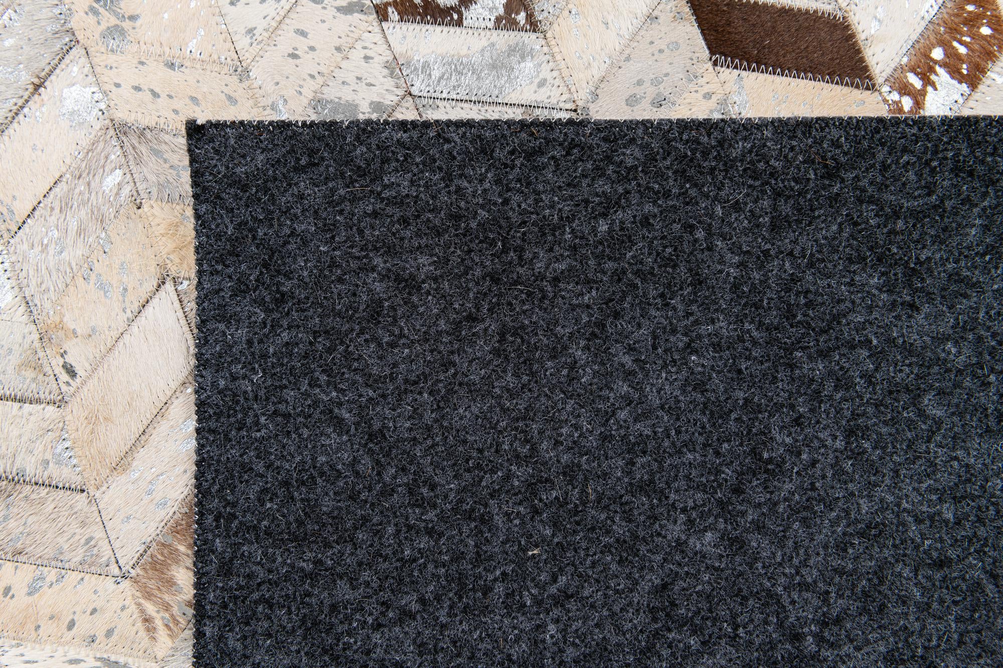 5' 3 x 7' 6 Cowhide Stocks Rug