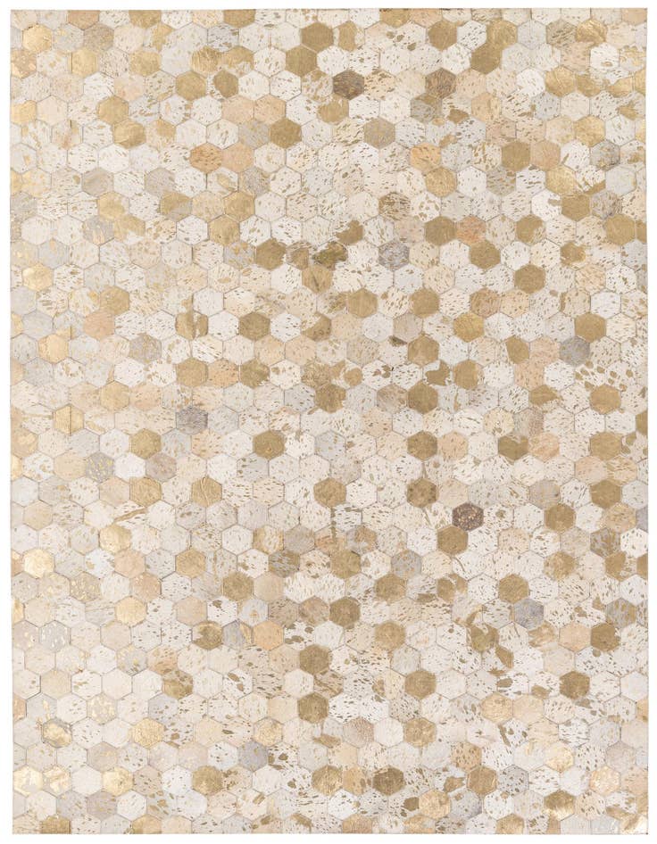Detail image of 5' 4 x 7' 7 Cowhide Stocks Rug