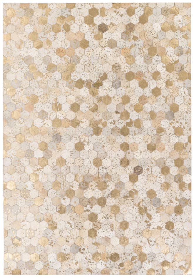 Detail image of 5' 4 x 7' 7 Cowhide Stocks Rug