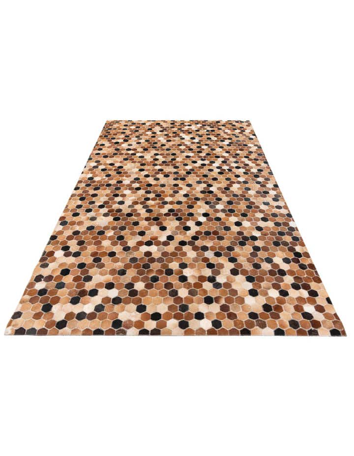 5' 1 x 7' 11 Cowhide Stocks Rug