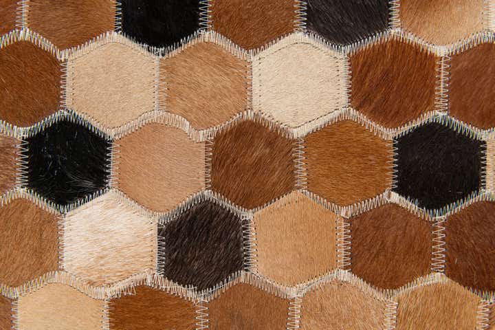 5' 1 x 7' 11 Cowhide Stocks Rug