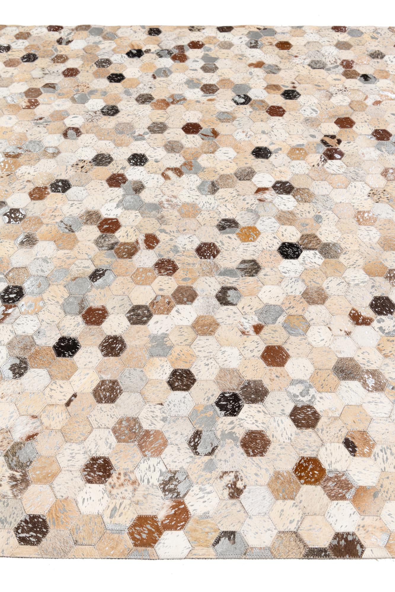 5' 4 x 7' 6 Cowhide Stocks Rug