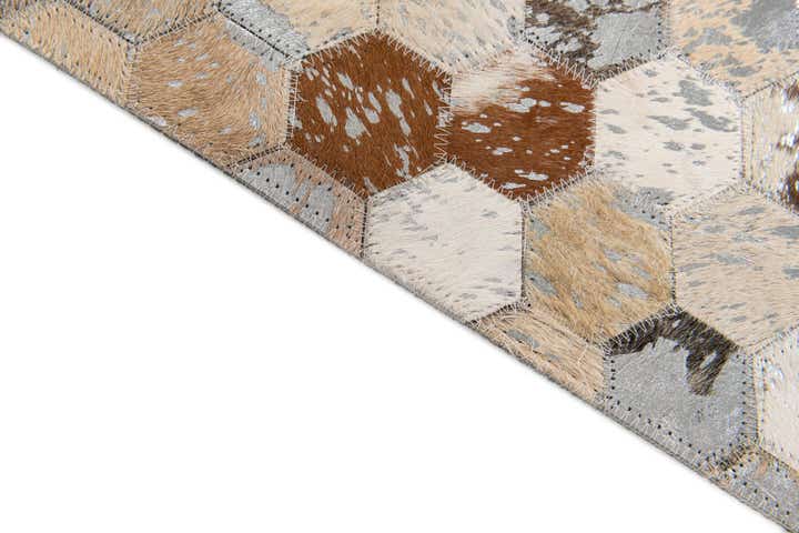 5' 4 x 7' 6 Cowhide Stocks Rug