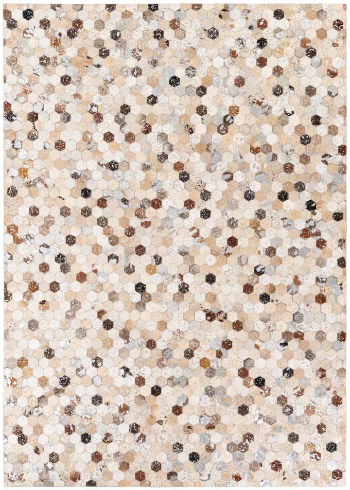 5' 4 x 7' 6 Cowhide Stocks Rug