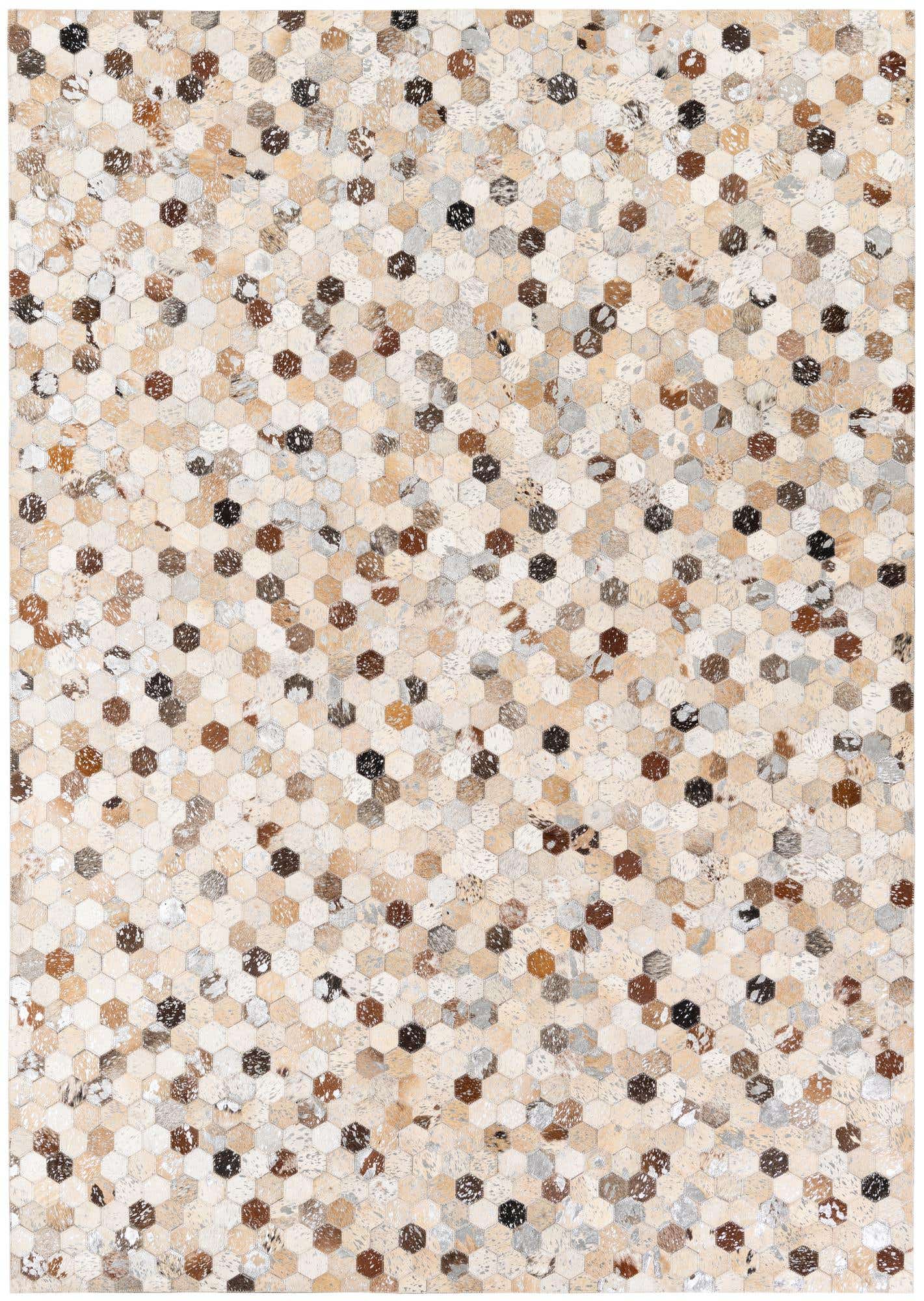 5' 4 x 7' 6 Cowhide Stocks Rug