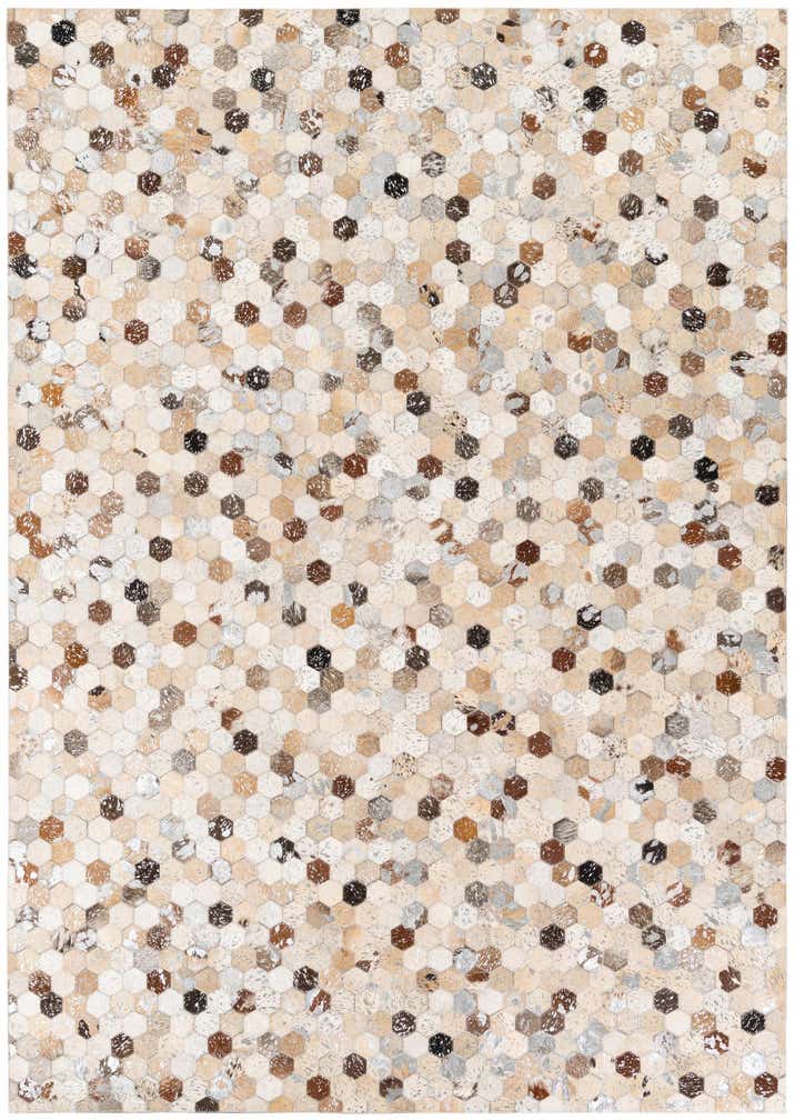 5' 4 x 7' 6 Cowhide Stocks Rug