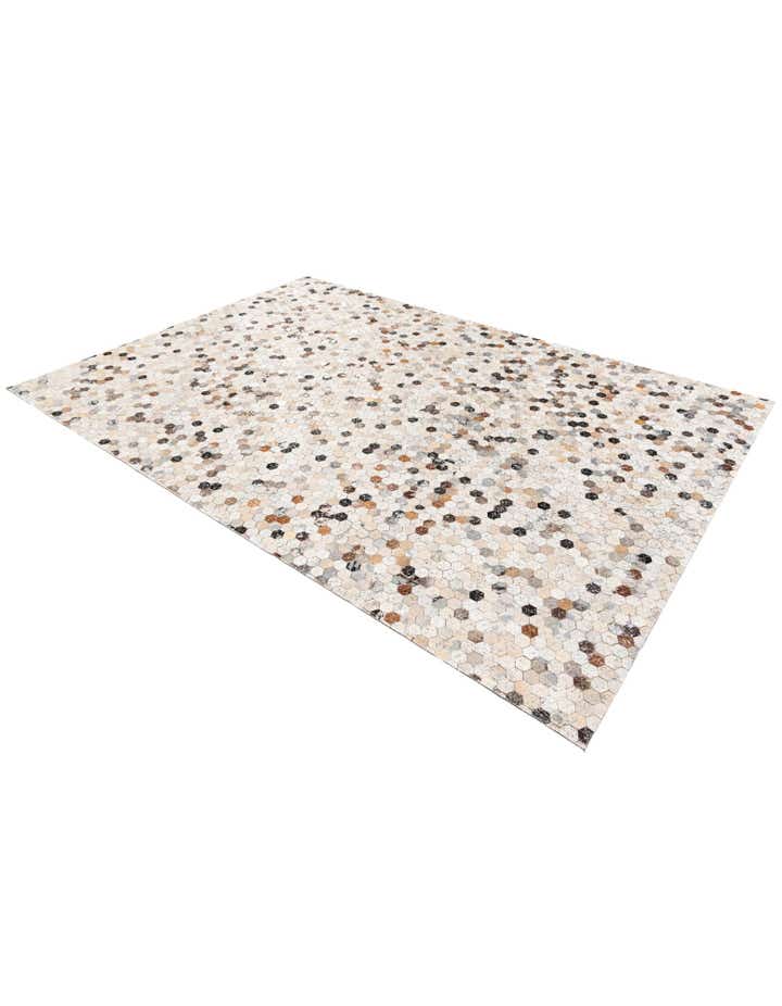5' 4 x 7' 7 Cowhide Stocks Rug