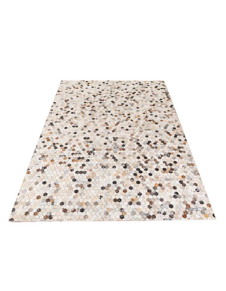 Detail image of 5' 4 x 7' 7 Cowhide Stocks Rug