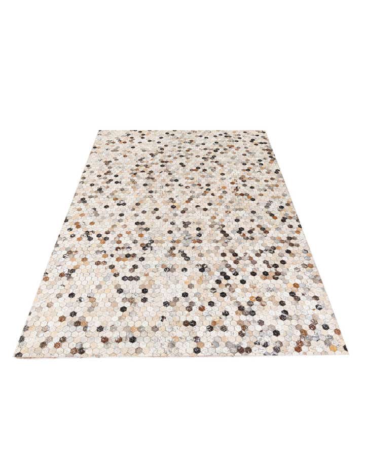 5' 4 x 7' 7 Cowhide Stocks Rug
