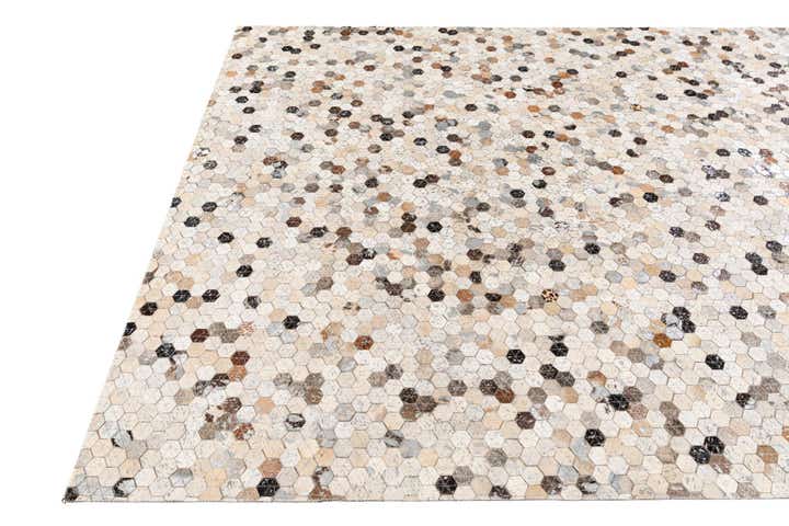 5' 4 x 7' 7 Cowhide Stocks Rug