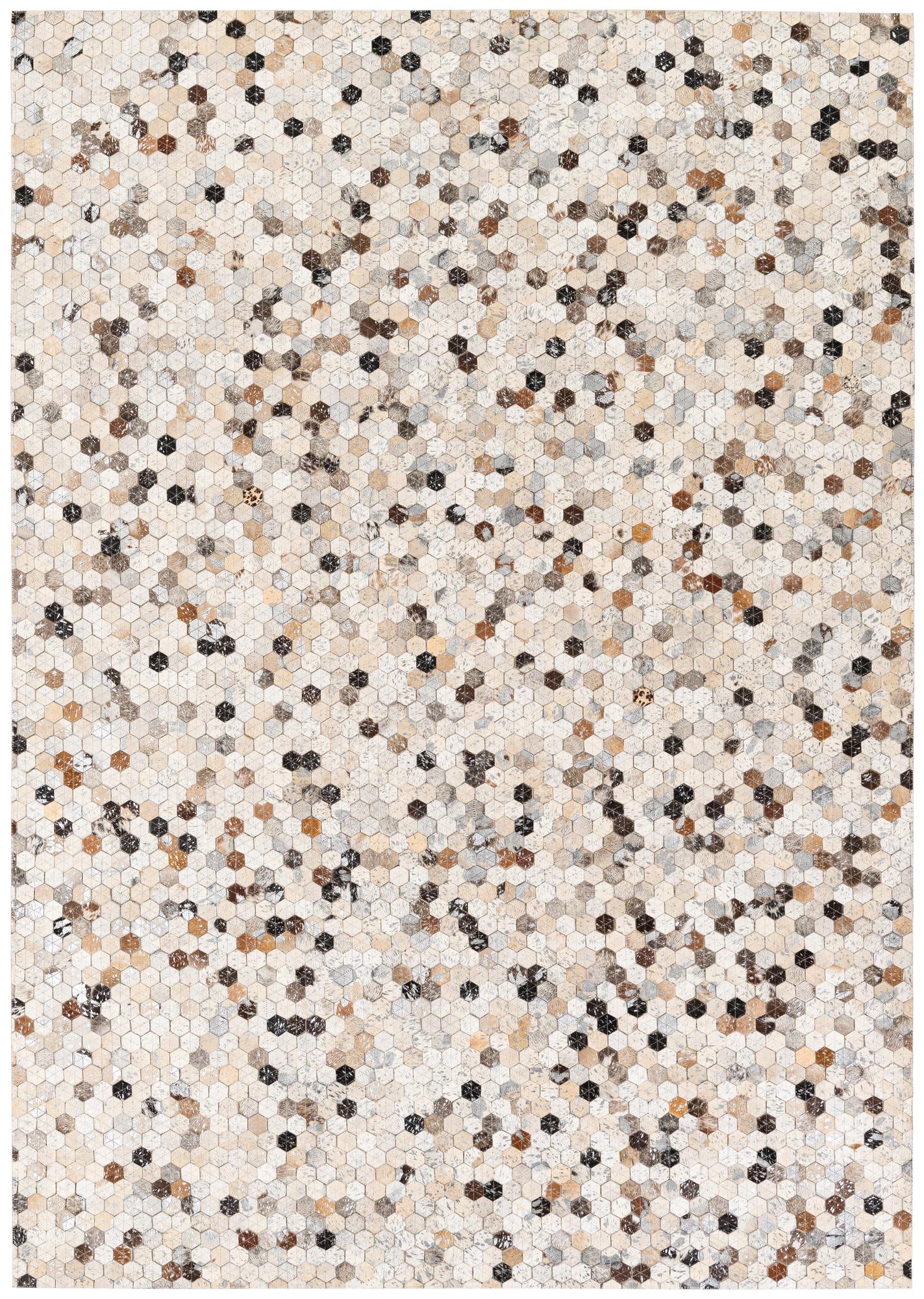5' 4 x 7' 7 Cowhide Stocks Rug
