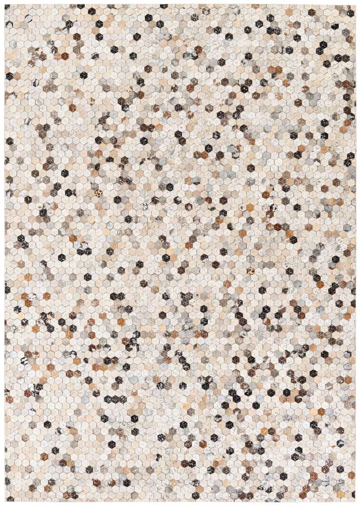 5' 4 x 7' 7 Cowhide Stocks Rug