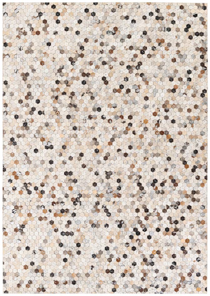 Detail image of 5' 4 x 7' 7 Cowhide Stocks Rug