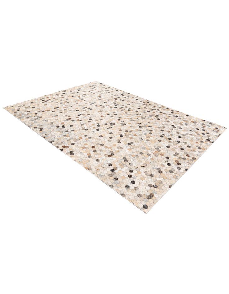 Detail image of 5' 4 x 7' 5 Cowhide Stocks Rug