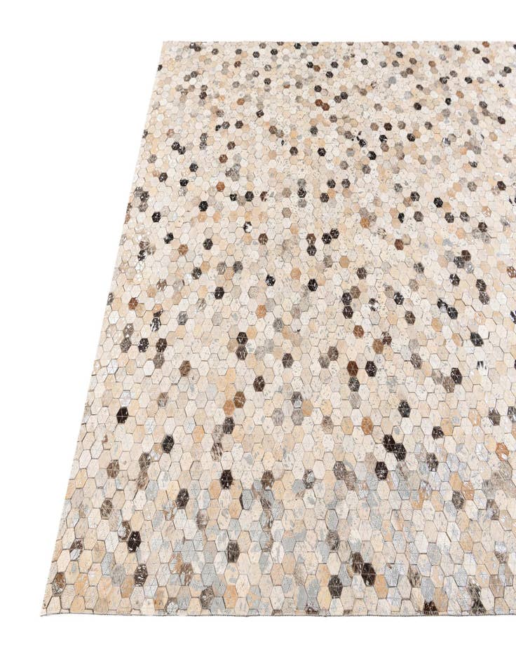 Detail image of 5' 4 x 7' 5 Cowhide Stocks Rug